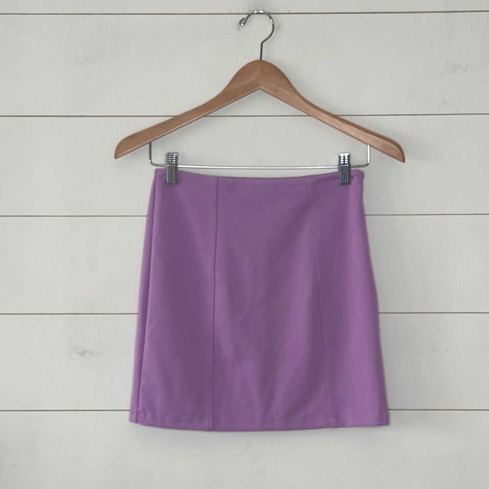 NWT ZARA Lavender Mini Skirt Size Small